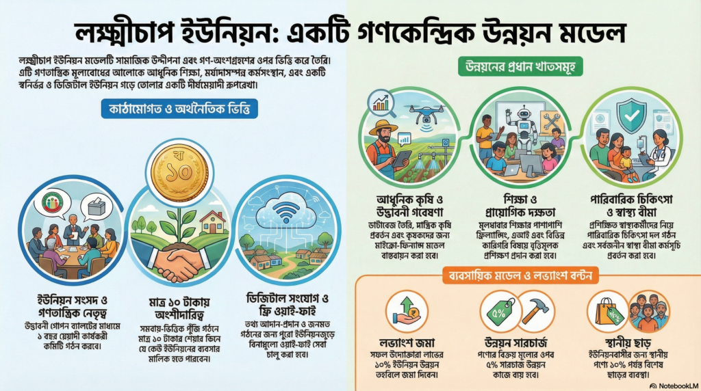 লক্ষ্মীচাপ ইউনিয়ন উন্নয়ন মডেল
